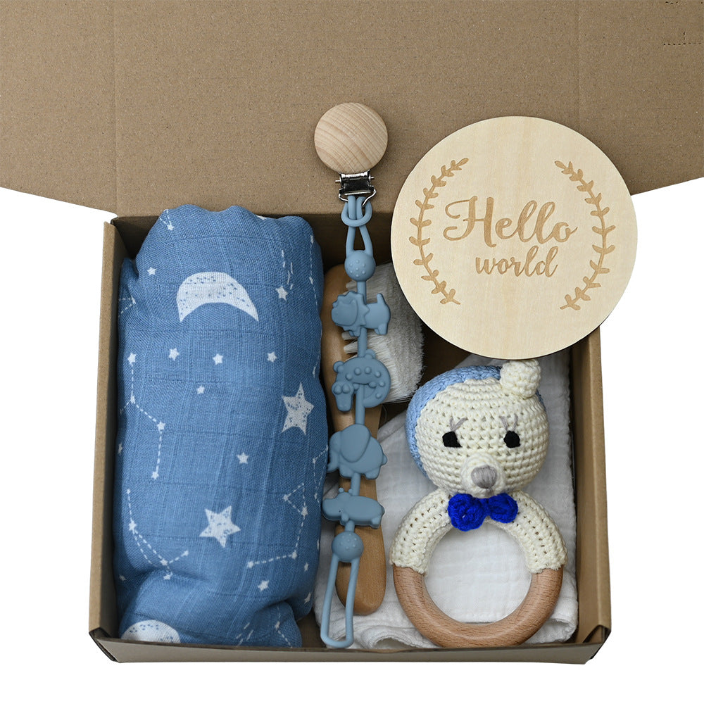 Personalized Baby gift set - Newborn gift box - Baby boy and girl gift - Baby shower party gift - Newborn gift set - Baby blanket